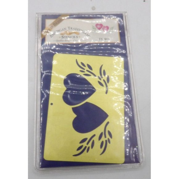 American Traditional Brass Embossing Stencils Set of 6Texture Cardmaking - Picture 3 of 7